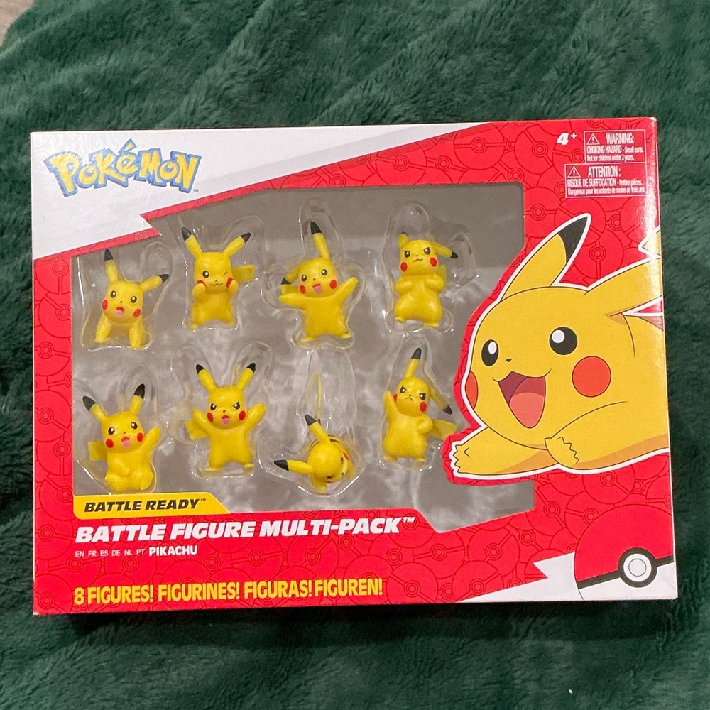 Pokemon Pikachu Battle Figure Multi-Pack - Yellow